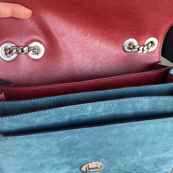 Emerald Suede Marc Jacobs Shoulder Bag - Picture 4 of 9